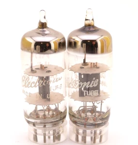 Two GE 6AB4 Tubes NIB NOS Grey Plate O Getters GM[%]: 100 127 AMPLITREX - Picture 1 of 2