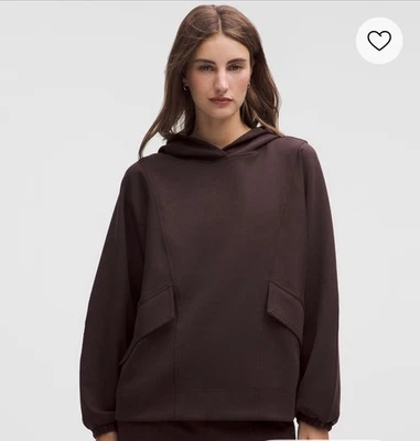 Lululemon Cotton Blend Double Knit Oversized Hoodie Espresso Small NWT  - Image 1 of 3