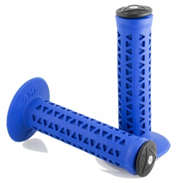 A'me BMX Grips, OLDSCHOOL GT BMX SE SINGLE-PLY UNITRON 702 BLUE PAIR NEW - Image 1 of 1