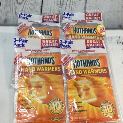 Hot Hands Calentadores de Manos Lote 6 Paquetes 12 Calentadores de Manos Individuales Camping Senderismo  Foto 1 de 2