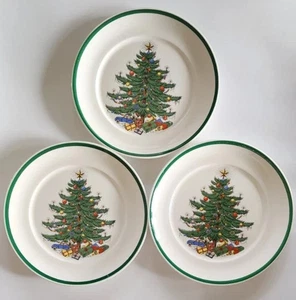 Bertson House New York Weihnachtsbaum Teller 10" 3er Set - Bild 1 von 4