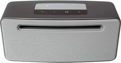 Altavoz inalámbrico Bluetooth 4.0 Nakamichi BTSP80, plateado mate Foto 1 de 4