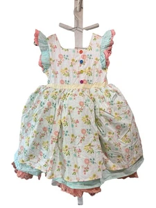 Boutique Girls Dress Haute Hare Clothier Co. Firefliez Size 10 Birthday Party - Picture 1 of 9