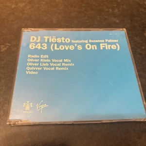DJ Tiësto Feat Suzanne Palmer – 643 (Love's On Fire) 4 Track CD Single 2002 - Picture 1 of 3