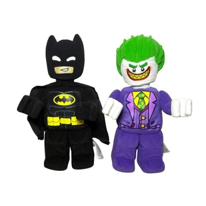 LEGO Batman & Joker Minifigure Plush Duo – 12″ Batman + 13″ Joker – Retired - Picture 1 of 6