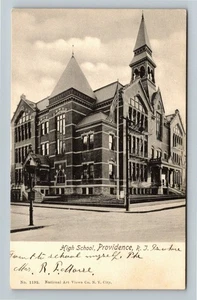 Providence RI-Rhode Island, High School Vintage Souvenir Postcard - Picture 1 of 4