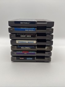 Nintendo NES Juego Paquete De 7 Videojuegos Lote Knight Rider Secci&oacute;n Z y M&aacute;s