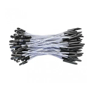 50-Pc. 12" Inch Elastic Bungee Tie & Toggle Elasticated shock cords New - Picture 1 of 5