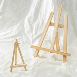 Wooden Small Easel Pine Wood Display Canvas Art Craft Table Stand Wedding./
