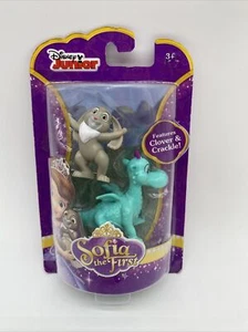 SOFIA THE FIRST TOY MINI FIGURES CLOVER RABBIT + CRACKLE DRAGON DISNEY JUNIORS - Picture 1 of 3