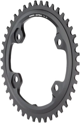 Shimano GRX RX810 Chainring - 42t, 110 BCD, 4-Bolt, 11-Speed, Black - Image 1 of 2