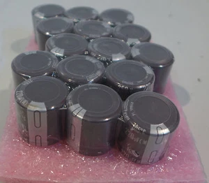 (15) Nippon Chemi-Con 220 uF KMH Series Electrolytic Snap In Capacitor NEW - Picture 1 of 4