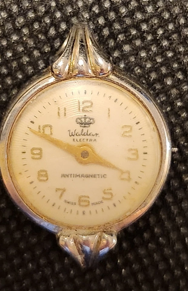 Vintage Waldan Electra Swiss Made Diamond Tools relógio de pulso feminino sem pulseira  - Imagem 1 de 4