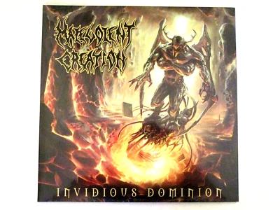 MALEVOLENT CREATION INVIDIOUS DOMINION LP 2023 IMPORT VINYL GATE FOLD COVER - Image 1 of 2