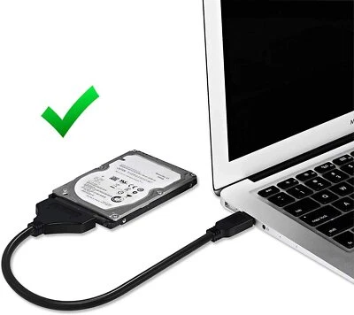 CAVO ADATTATORE CONVERTITORE DA SATA A USB PER HARD DISK HDD SSD 2,5" 3.0 BOX - Immagine 1 di 4