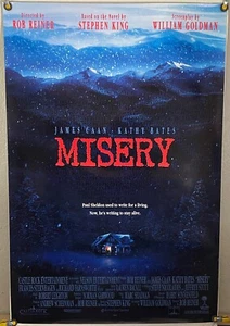 MISERY ROLLING ORIGINAL ONE SHEET MOVIE POSTER KATHY BATES STEPHEN KING (1990) - Bild 1 von 1