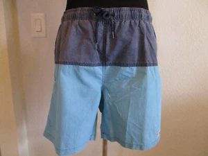 NEU MIT ETIKETT SURF & BADEHOSE XXL DENIM & BLAU ELASTISCHER BUND MIT KRAWATTEN UVP $ 58,00 - Bild 1 von 9