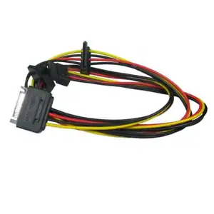 SATA Serial ATA Power Splitter 1 Male to 3 Way Triple Output EXTENSION Cable - Picture 1 of 4