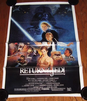 STAR WARS: RETURN OF THE JEDI (1983) Tri-Folded Style B One Sheet Movie Poster - Image 1 of 4