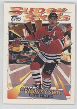 1995-96 Topps Super Skills Chris Chelios #50 HOF
