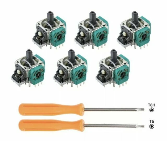 SOSS Gaming 2020 Analog Joystick for Xbox One to Fix Stick Drift/Broken/Loose Joysticks - 6 Pack