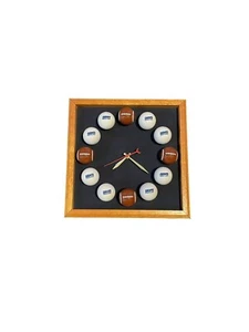 New York Giants Logo Golfballs Clock Battery Operated NFL - Picture 1 of 4