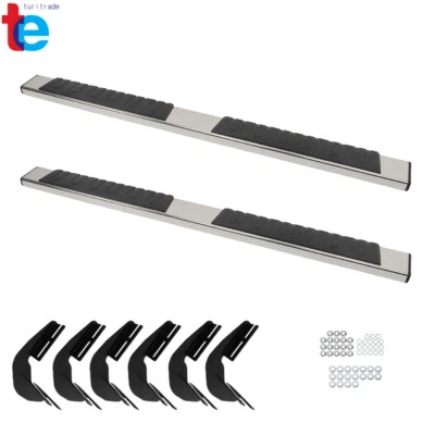 Running Boards For 2019-2023 Dodge Ram 1500 Quad Cab Steel 6" Nerf Bar Side Step - Image 1 of 4