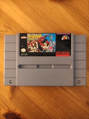 Spider Man The X-Men Arcade's Revenge Super Nintendo Entertainment System Cart   - Image 1 of 4