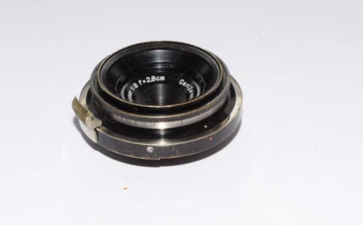 Carl Zeiss Jena Tessar 8/2,8cm 28mm Black Nickel for Zeiss Ikon Contax I - Image 1 of 4
