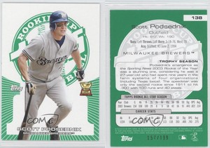 2005 Topps Rookie Cup Green /199 Scott Podsednik #138