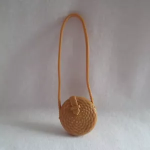 NEW! 2023 Barbie Doll Tan Round Handbag ~ Fashionista Clothing Bag Accessory - Picture 1 of 1