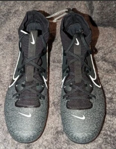 Nike Alpha Huarache NXT Black Metal Baseball Cleats DJ6517-010 ALL SIZES - Picture 1 of 6