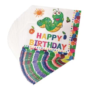 40pcs Kids Happy Birthday NapkinsKids Birthday Party Lunch Dinner Tableware D... - Picture 1 of 7