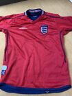 Kids England Football Shirt 2002-04 Away Reversable Age 5-6 Collectable