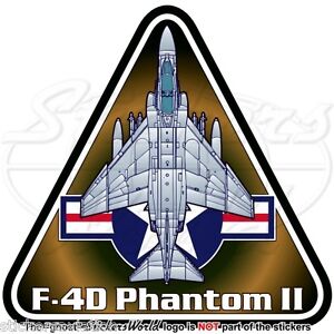 F-4 PHANTOM II USAF McDonnell Douglas F-4D United States AirForce Sticker, Decal