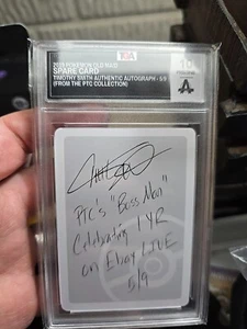 Pokémon 2019 JP Old Maid Spare Card Graded TGA 10 Autographed By PTC's Bossman - Picture 1 of 2