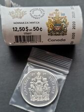***CANADA 50 CENTS 2020 COAT OF ARMS *** FROM ORIGINAL MINT ROLL ***