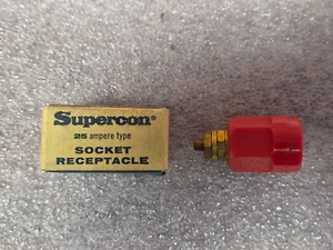 '1 PEZZO' - PN# RS25GR - SUPERCON - PRESA - 25A ROSSO - Foto 1 di 8