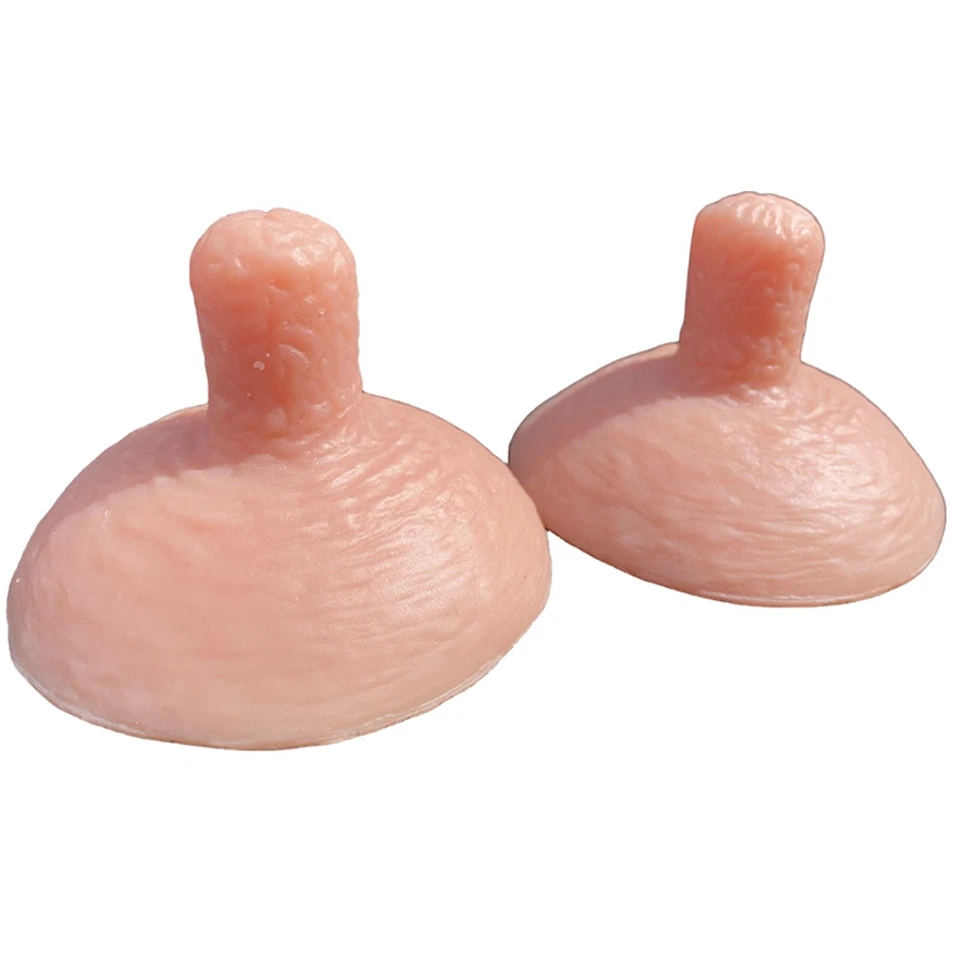 Adhesivo de Silicona para Pezón BIMEI Extra Largo para Forma de Pecho Drag Queen Transgénero Foto 1 de 3