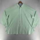 Ralph Lauren Button Up Long Sleeve Shirt Men’s Size 4XB 100% Cotton Stretch