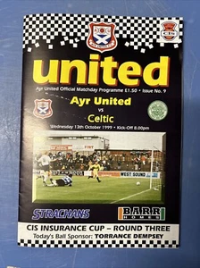 Ayr v Celtic - CIS Insurance Cup 3R - 13th October 1999 - Picture 1 of 1