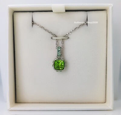 Новый w коробка SWAROVSKI зеленый кристалл августа камень подвеска ожерелье 5651706 - Изображение 1 из 4