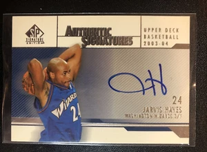 2003 SP Signature #AS-JH Jarvis Hayes Rookie Autograph - Washington Wizards - Picture 1 of 2