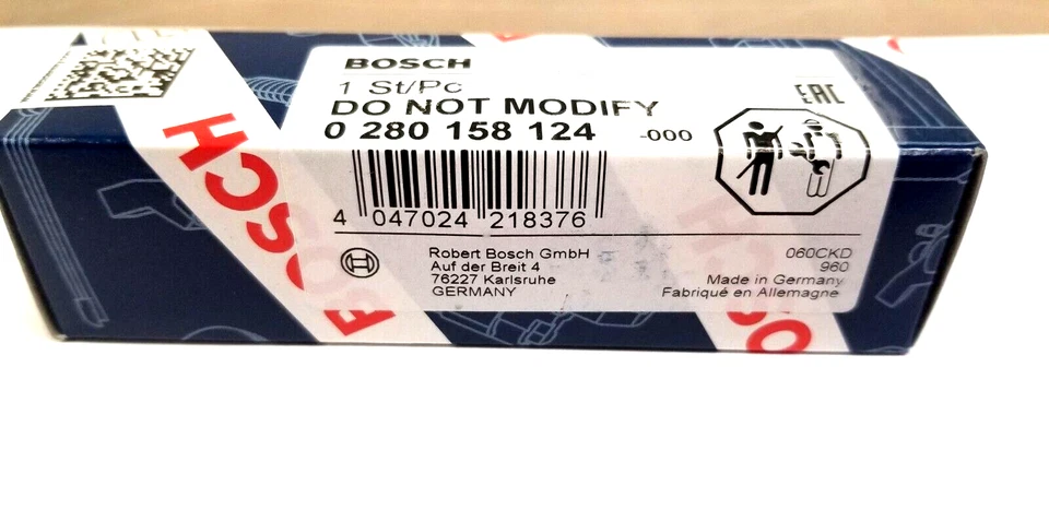 Genuine Authentic Bosch 0280158124 / 213635 fuel injector Ferrari 599 6.0L V12 - Image 1 of 4