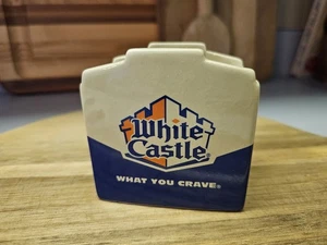 Vintage White Castle Ceramic Slider Holder, Candle Holder, Trinket Dish - Picture 1 of 7
