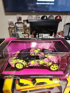RARE 2025 Jada Pink Slips Splatter Lamborghini Huracan Performante 1/24 Scale - Picture 1 of 10