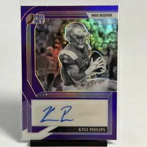2022 Leaf Pro Set Metal Purple Prismatic /30 Kyle Philips #BW-KP1 Rookie Auto NM - Picture 1 of 9