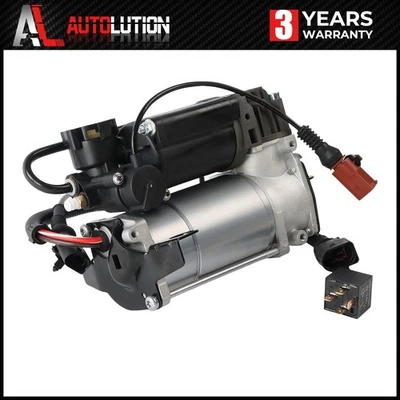 Air Suspension Compressor Pump For 2002-2010 Audi A8 S8 Quattro V6 & V8 Petrol - Imagem 1 de 4