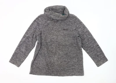 Regatta Womens Grey Pullover Sweatshirt UK 16 Outdoor Hooded Fleece - Image 1 of 4