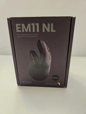 ProtoArc Ergonomic Mouse, EM11 NL Bluetooth Rechargeable Wireless Vertical - Image 1 of 4